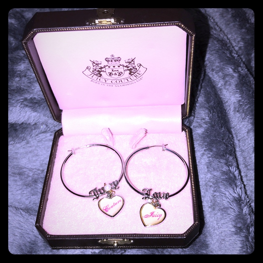 Juicy couture earrings new in box